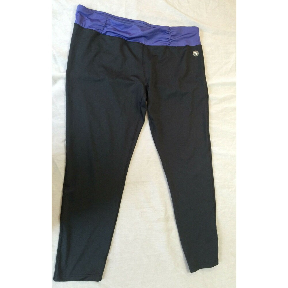 RAINBEAU WOMENS ATHLETIC PULL ON YOGA FITTED PANTS LEGGINGS SIZE XXL 20